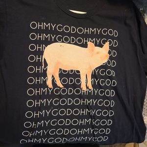 Oh my God pig tshirt